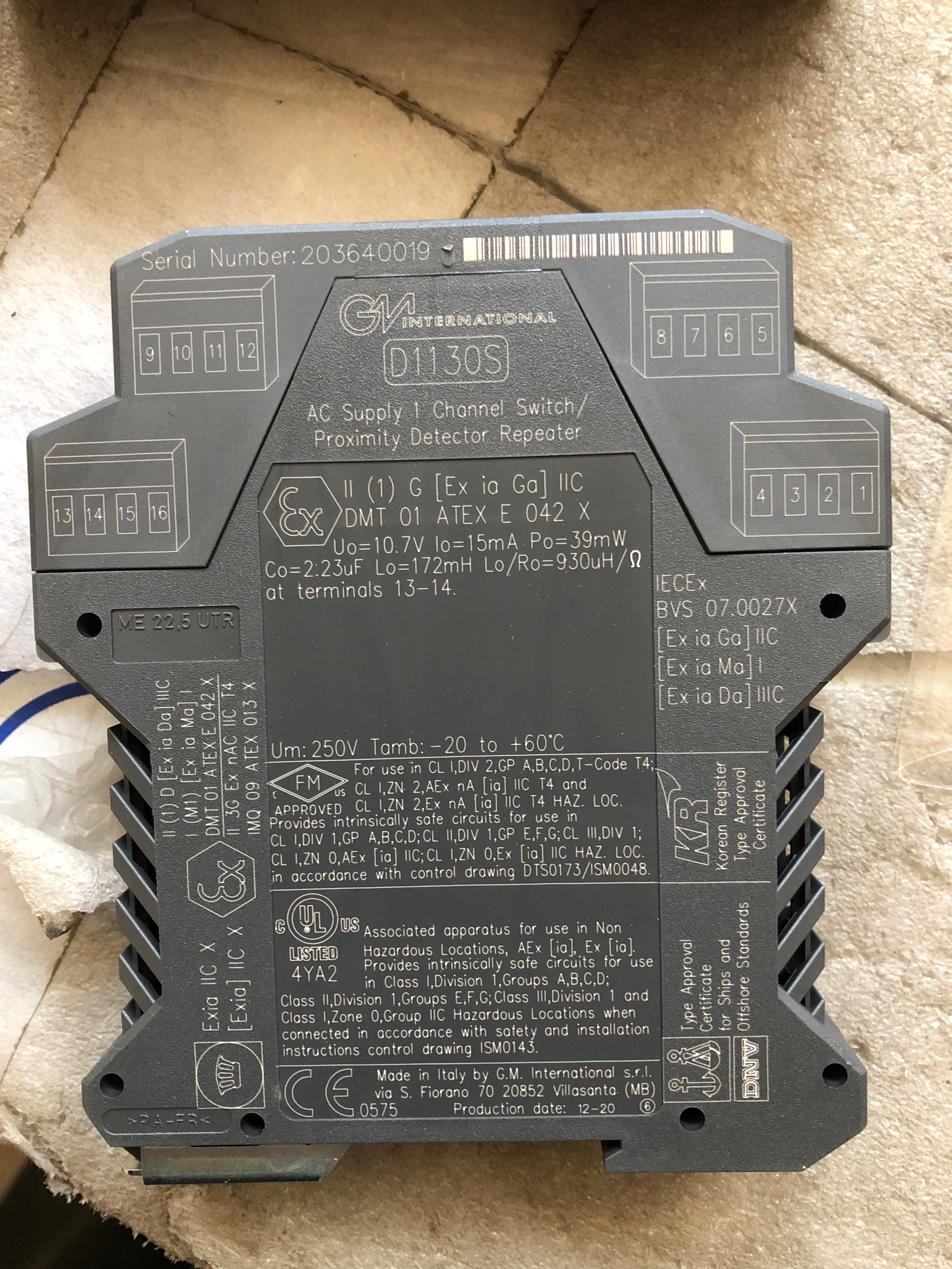 特價優勢供應GMI 安全繼電器 D1130S