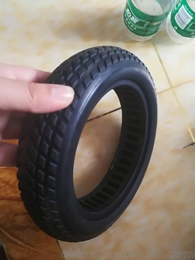 向尚小米電動滑板車鏤空免充氣，實心避震橡膠蜂窩防爆輪胎圖片
