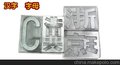  捷辉交通 车牌制作模具 车牌字体模具 车牌定制字体