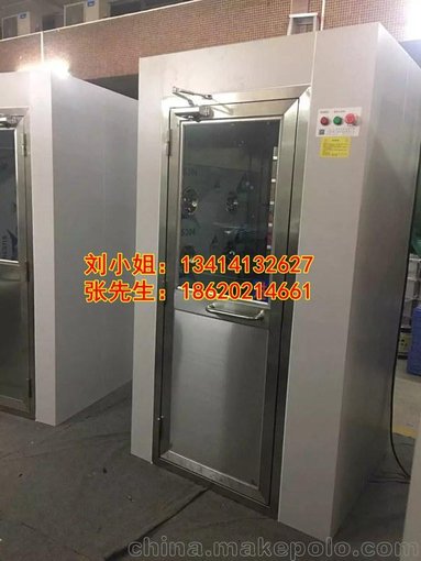 佛山食品車(chē)間風(fēng)淋室 佛山塑膠廠(chǎng)風(fēng)淋室 單人雙吹款圖片