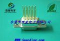 D-SUB DB 9车针连接器  车针90度弯脚 9针插头插座