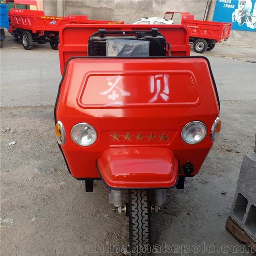 建筑工地農用工程三輪車(chē)_液壓自卸小貨車(chē)_工程砂漿三輪車(chē)圖片