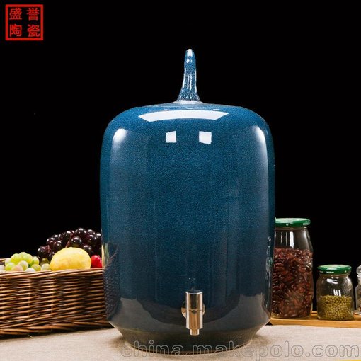 千年窯火高溫窯變酒瓶酒壇 定做酒瓶廠家電話加印商標(biāo)圖片