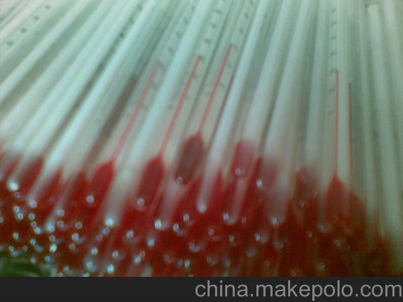 供應0-100度玻璃棒紅水溫度計歡迎訂購