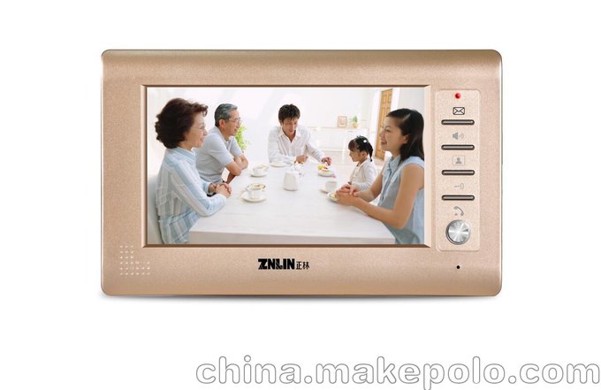 上海視頻播放樓宇對講彩色高智能可視對講圖片