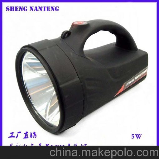大量批發(fā)手提式手電筒強光手電筒5W7000毫安照明8-12小時圖片