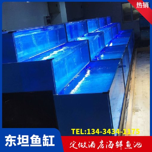 深圳寶安玻璃魚缸/貝殼類玻璃池安裝/深圳寶安海鮮魚缸工廠圖片