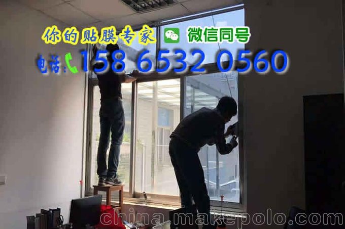 鹿泉防彈膜,單向透視玻璃貼膜效果,鹿泉電梯轎廂貼膜圖片
