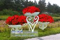 户外铁艺花架 景观花架定制 室外花架设计 校园景观厂家 云杉景观