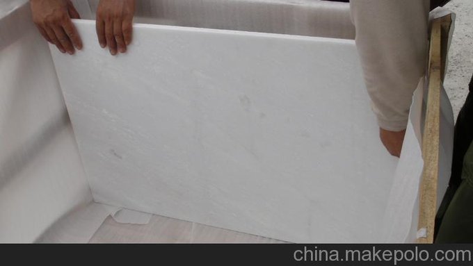 萊州金敦石材 供應優(yōu)質(zhì)雪花白大理石，白色大理石，自有礦山圖片