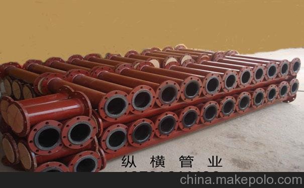 電廠襯膠管道價格 電廠脫硫管道生產(chǎn)廠家圖片