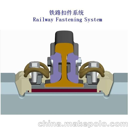 地鐵扣件輕軌鐵路扣件系統(tǒng)生產(chǎn)廠家圖片