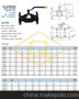 法兰全焊接球阀Q41F