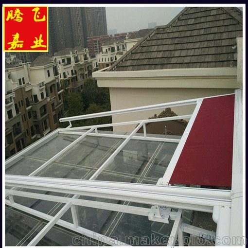 天津戶(hù)外遮陽(yáng)棚/雨篷/陽(yáng)光房電動(dòng)遮陽(yáng)棚/天幕棚/電動(dòng)雨篷定做圖片