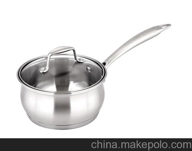 韓式單柄不銹鋼鍋圖片圖片