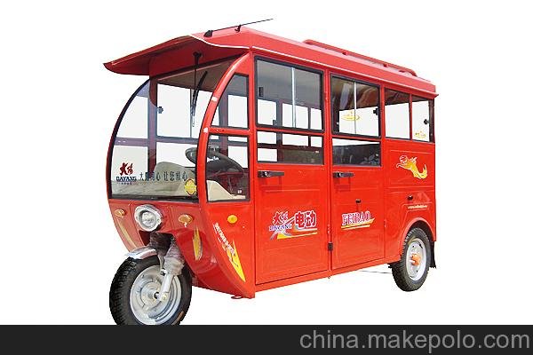 榆林市大陽(yáng)全封閉飛豹油電混合  城市專(zhuān)用電動(dòng)三輪車(chē) 客運三輪車(chē)圖片