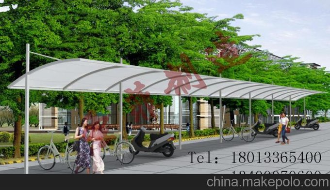 海門電動(dòng)車棚 高品質(zhì)車棚你我共同的追求圖片