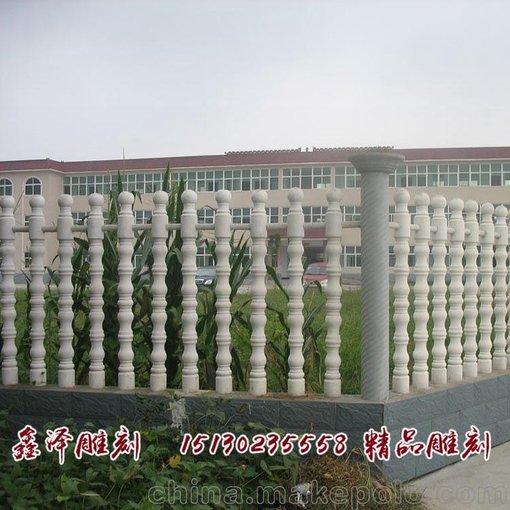 定做水泥仿大理石欄板陽(yáng)臺(tái)柱圖片