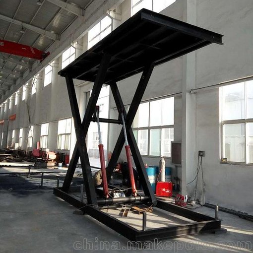 廠家供應(yīng)大型固定剪叉升降機(jī)、升降貨梯、液壓升降平臺(tái)汽車舉升機(jī)圖片