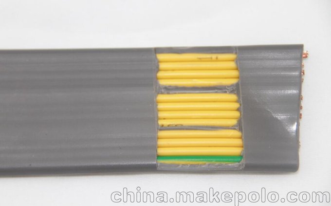 供應(yīng)電梯隨行電纜 16芯扁線(xiàn)電梯設(shè)備用線(xiàn)圖片