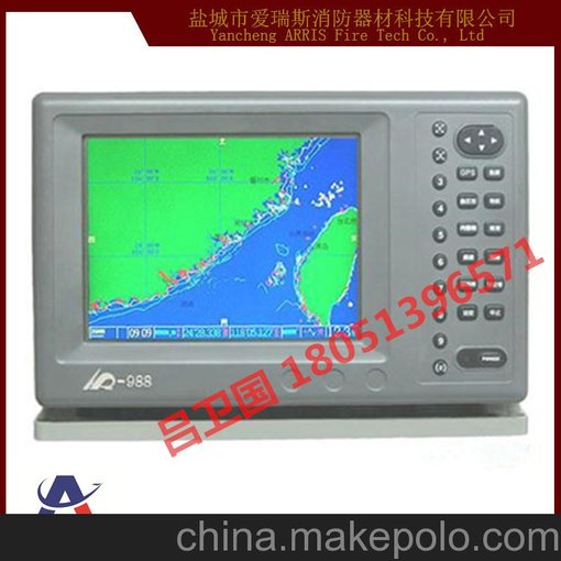 ccs 標(biāo)準(zhǔn) 華潤(rùn)HR-988 GPS船用導(dǎo)航設(shè)備 帶海圖漁探功能圖片