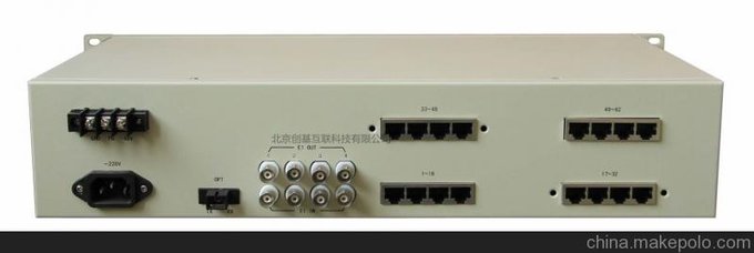 創(chuàng  )基互聯(lián)64路PDH電話(huà)光端機、E1磁石電話(huà)隔離網(wǎng)一體化光端機圖片