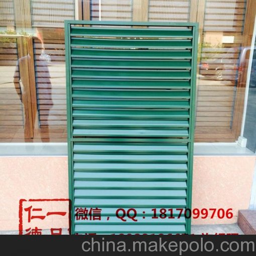 廠家直銷鋁合金空調(diào)百葉 衣柜櫥柜百葉門  工程百葉 鋁制空調(diào)罩圖片