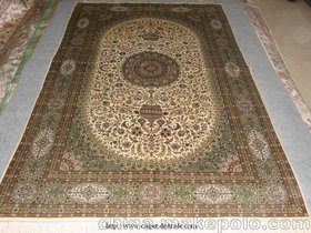 手工真丝波斯地毯，土耳其手工地毯，伊朗原创古典风格地毯