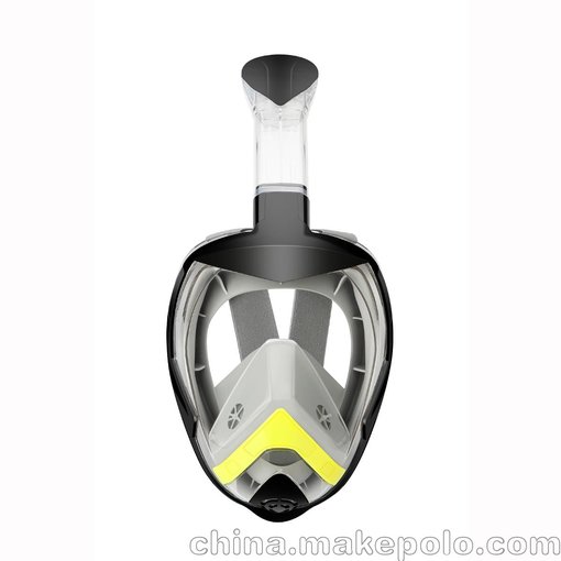 工廠批發(fā)全干式浮潛面罩 折疊呼吸管全臉潛水鏡面罩 潛水套裝用品圖片