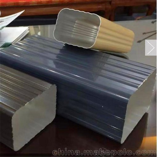 連云港飛拓別墅鋁合金圓形雨水管 彩鋁方形落水管排水管圖片