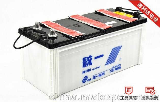 船舶專(zhuān)用蓄電池12V150AH統一電池N150圖片