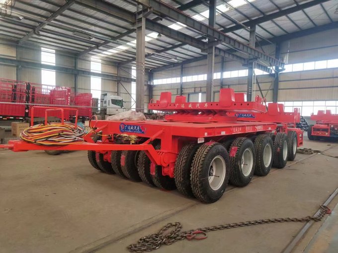 9.5米液壓低平板半掛車(chē)廠(chǎng)家圖片