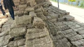 路面防護(hù)草簾批發(fā)建筑工程道路保溫用草簾子 蔬菜大棚稻草簾