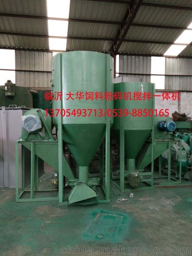 山東1000型飼料粉碎混合機(jī)省時(shí)省力圖片