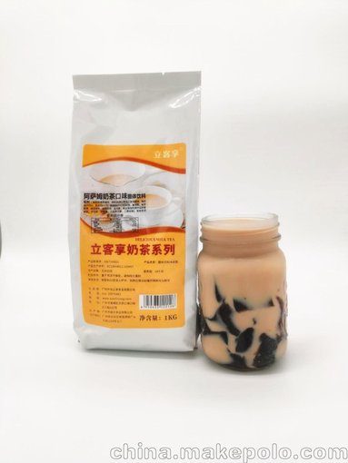 立客享 阿薩姆奶茶粉 餐飲咖啡機奶茶原料 三合一速溶奶茶粉圖片