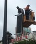 户外高清LED灯杆屏、广告机