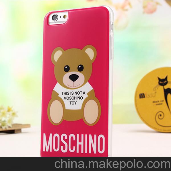 創意moschino迪士尼卡通蘋果iphone6手機殼iphone6plus保護套