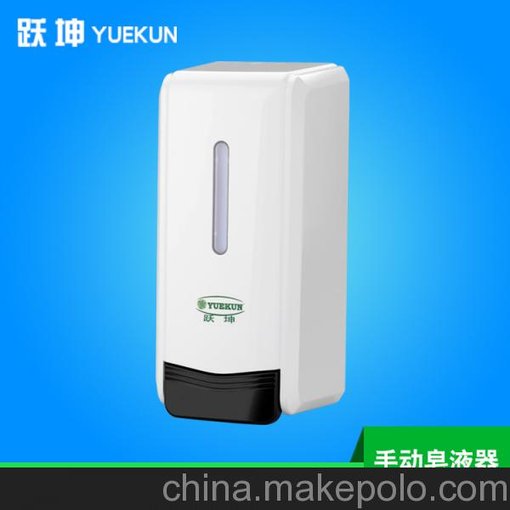 手動(dòng)滴液皂液器 1000ml沐浴洗發(fā)瓶 酒店廁所壁掛式洗手液盒子圖片