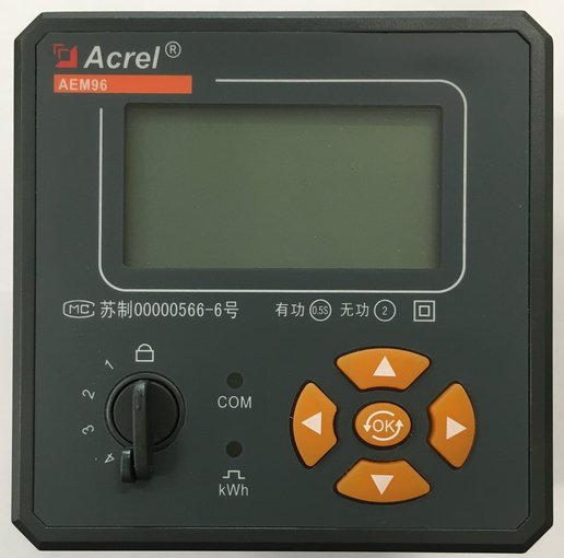 Acrel電能計(jì)量AEM96多功能碳結(jié)算電表圖片