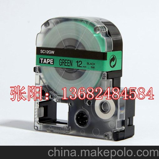 TEPRA標(biāo)簽色帶普貼標(biāo)簽帶6mm-36mm強(qiáng)粘性標(biāo)簽貼紙圖片