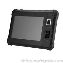 8寸三防工业平板安卓一体机手持RFID读写条码指纹识别数据采集器