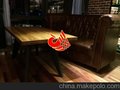 杭艺家具专业承接主题餐厅工程家具/酒店中西餐厅实木配套桌椅