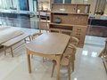 百维斯美琳馨实木餐桌椅拉桌伸缩桌