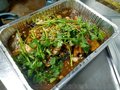 佛山施博能 厂家直销一次性铝箔餐盒龙虾打包盘方形盒 烧烤可加热