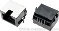 供应Connector沉板RJ45网口，卧式RJ45插座屏蔽H1.8mm