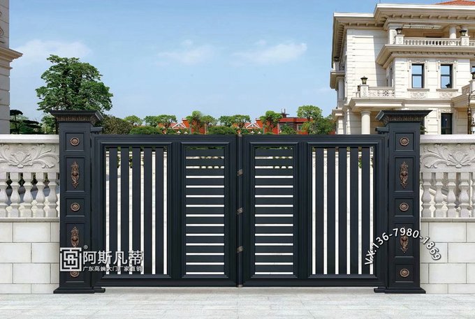 廣州農(nóng)村小別墅圍墻大門庭院門大門尺寸圖片