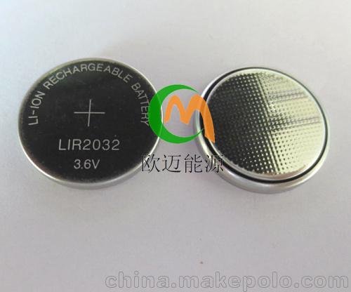 稅控機(jī)專用高品質(zhì)LIR2032電池圖片