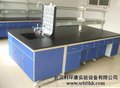 直销武汉利环康  钢木实验台/中央台/实验边台