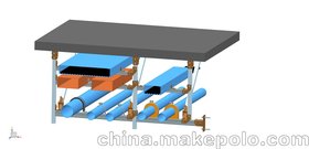 襄阳公司供DN65热浸锌抗震支吊架，管廊支架，综合抗震支架