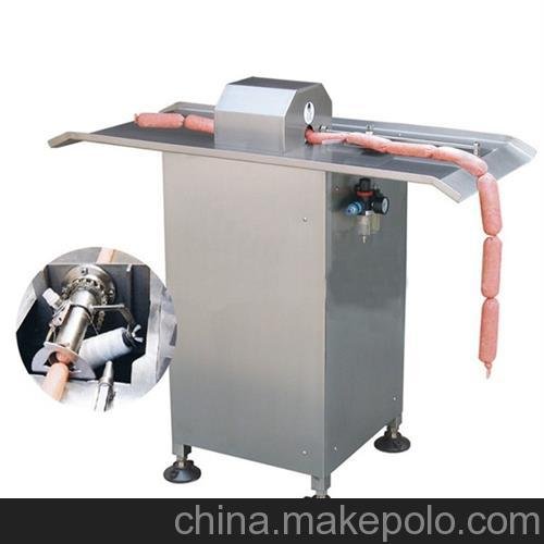 全自動(dòng)香腸扎線(xiàn)機廠(chǎng)家 諸城博海機械(圖) 火腿全自動(dòng)香腸扎線(xiàn)圖片